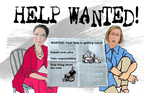 your help wanted for the cure